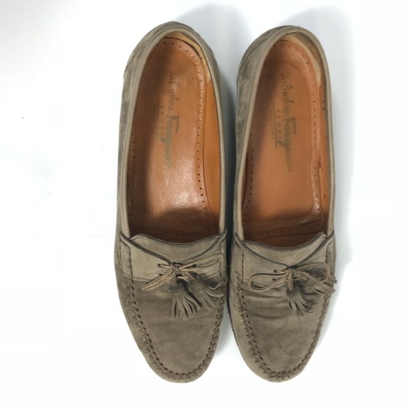 Salvatore Ferragamo Genuine Suede Loafers - Picture 4 of 9